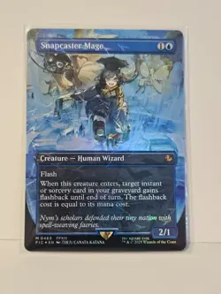Snapcaster Mage FIC 0469 (Borderless) (Chocobo Track Foil) MTG Final Fantasy - Image 1