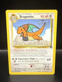 Pokemon TCG Dragonite #5 Black Star Promo, WB the First Movie, Stamped Card B - Image 1