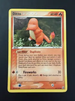 Pokemon TCG 2005 Delta Species Ditto Charmander 61/113 NM / Light Play - Image 1