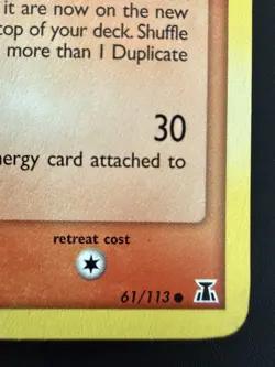 Pokemon TCG 2005 Delta Species Ditto Charmander 61/113 NM / Light Play - Image 2
