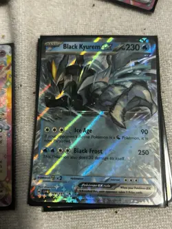 Pokemon TCG Black Kyurem EX Holo SM98 SM Black Star Promo English Card Nintendo - Image 1