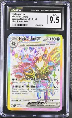 Pokemon Hydreigon EX Surging Sparks #223/191 Ultra Rare English CGC 9.5 - Image 1