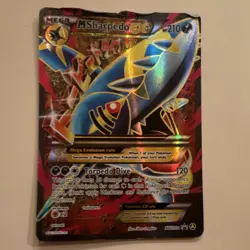 Pokemon M Sharpedo EX Mega Alternate Art XY200A Full Art Promo Holo Card - Image 1