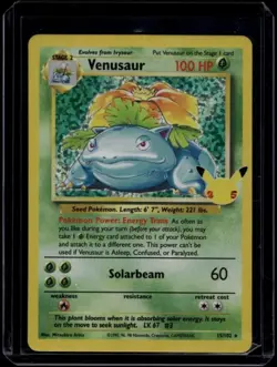 Pokemon TCG Venusaur 15/102 Celebrations Classic Collection NM - Image 1