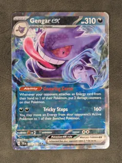 Gengar ex 104/162 Pokemon TCG Double Rare SV05: Temporal Forces Near Mint - Image 2
