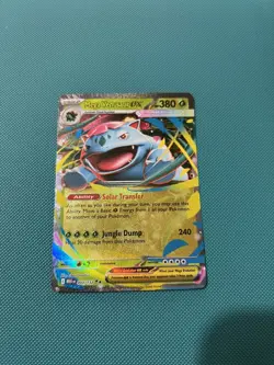 Mega Venusaur Ex 003/132 Holo Pokemon Mega Evolution TCG Mint Double Rare - Image 1