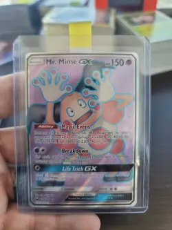 Pokemon Mr. Mime GX (Full Art) 156/168 Sm-Celestial Storm Holo - Image 1