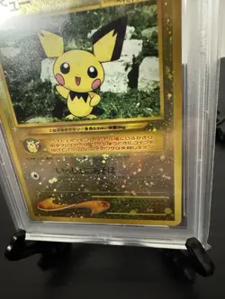2000 Pokemon Neo 2 Promo Set PSA Graded Charizard 8 Swirl Entei 9 Pichu 10 Swirl - Image 4