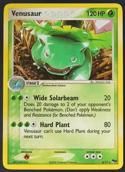Pokemon - Venusaur Holo - 6/17 - POP Series 2 - LP - Image 2