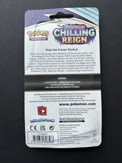 Pokemon TCG Sword & Shield Chilling Reign Booster Pack Morpeko + Coin New - Image 2