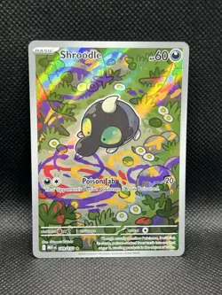 Shroodle 149/132 IR Mega Evolution Me01 ILLUSTRATION RARE HOLO Pokemon English - Image 1