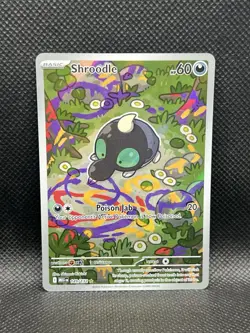 Shroodle 149/132 IR Mega Evolution Me01 ILLUSTRATION RARE HOLO Pokemon English - Image 3