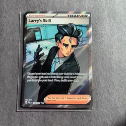 Pokemon TCG Larry's Skill 139/131 Full Art Prismatic Evolutions Scarlet & Violet - Image 1