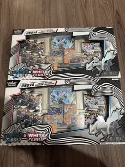2 Pokemon Unova Premium Collection Black White Bolt Flare Heavy Hitters Box - Image 1