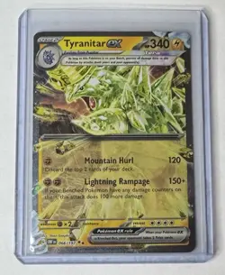 Tyranitar ex 066/197 SV03: Obsidian Flames Double Rare Pokemon NM/M - Image 1
