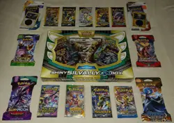 🔥SHINY SIVALLY GX BOX + A MIX OF OLD SCHOOL XY & SUN & MOON POKEMON PACKS🔥 - Image 1