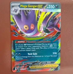 Pokemon TCG Mega Gengar Ex 056/094 Phantasmal Flames Holo - MINT Pack Fresh - Image 1