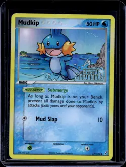 2006 Pokemon EX Crystal Guardians Mudkip Reverse Holo #57/100 - Image 1