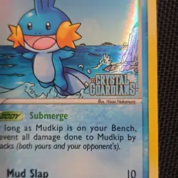 Pokemon Mudkip 57/100 Reverse Holo EX Crystal Guardians Stamped - Image 4
