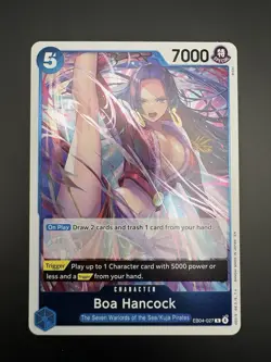 Boa Hancock EB04-027 R | One Piece TCG: The Azure Sea's Seven English - Foil NM - Image 2