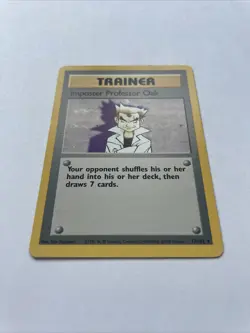 Imposter Professor Oak 73/102 LP-NM Rare Base Set 1999 WoTC Pokemon TCG - Image 2