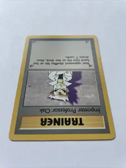 Imposter Professor Oak 73/102 LP-NM Rare Base Set 1999 WoTC Pokemon TCG - Image 3