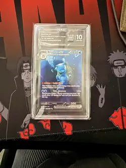 Pokemon TCG Blastoise EX Scarlet & Violet 151 Card 200/165 TAG 10 Gem Mint - Image 1