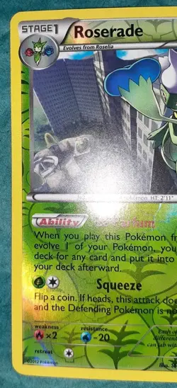Roserade 15/124 Dragons Exalted Reverse Holo - Image 4