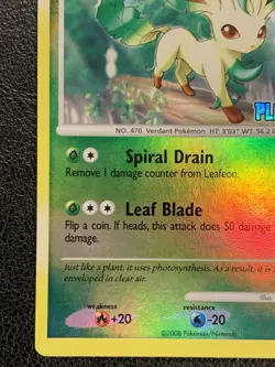Pokemon TCG Leafeon 24/100 Reverse Holo Majestic Dawn Platinum Stamped Card LP - Image 5
