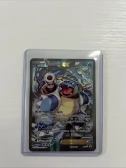 Pokemon TCG Blastoise EX XY122 Full Art Holo Promo Card - Image 1