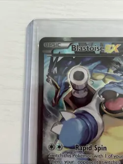 Pokemon TCG Blastoise EX XY122 Full Art Holo Promo Card - Image 3