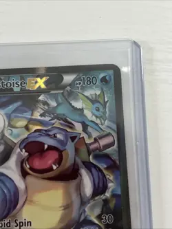 Pokemon TCG Blastoise EX XY122 Full Art Holo Promo Card - Image 4