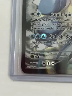 Pokemon TCG Blastoise EX XY122 Full Art Holo Promo Card - Image 5
