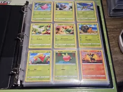 Lot of 357 Different Pokemon Cards In Sleeves, Pages & Binder NM-MT 2021/22 - Image 1