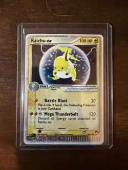 Pokemon Raichu ex Sandstorm 98/100 Holo Ultra Rare English TCG Card 2003 - Image 1