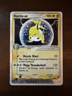 Pokemon Raichu ex Sandstorm 98/100 Holo Ultra Rare English TCG Card 2003 - Image 2