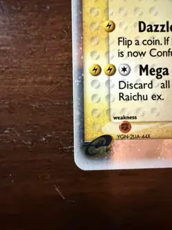 Pokemon Raichu ex Sandstorm 98/100 Holo Ultra Rare English TCG Card 2003 - Image 4