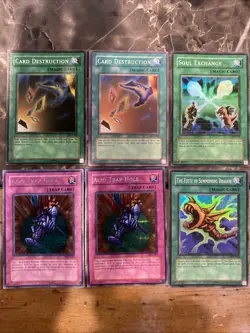Yu-Gi-Oh! TCG Vintage Holo 6 Cards Set Set Lot SDY-042, 041 DDS-005 SDK-042 - Image 1