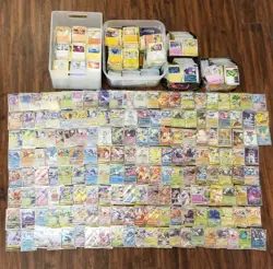 HUGE POKEMON CARD LOT OVER 7000 CARDS INCLUDING OVER 150 HOLOS! - Image 1