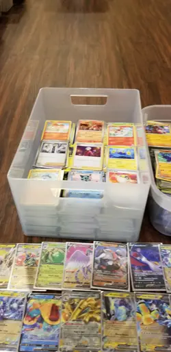 HUGE POKEMON CARD LOT OVER 7000 CARDS INCLUDING OVER 150 HOLOS! - Image 2