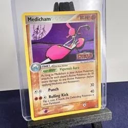 Medicham 34/108 EX Power Keepers Reverse Holo Stamped Pokemon Card - Image 3