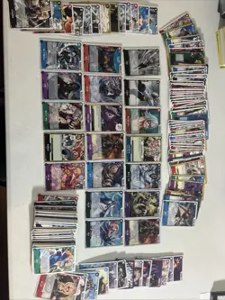One Piece Japanese Cards Lot! All Cards In The Middle Are Holo! 150 Ish Cards - Image 1
