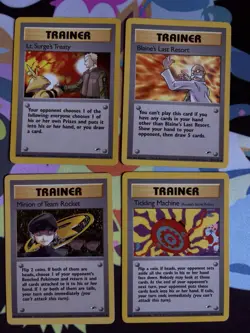 Gym Heroes Lot - 7 Trainer Cards - Pokemon Cards - Vintage WotC - Image 4