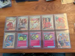 Prismatic Evolutions Full Art Trainer And Ace Spec Card Lot 10 Cards - Image 1