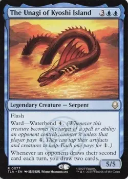 MTG The Unagi of Kyoshi Island 77 Avatar: The Last Airbender (TLA) Regular Rare - Image 1