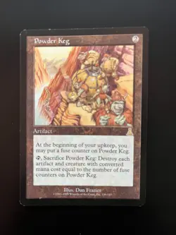 MTG Powder Keg Urza's ed76 Destiny - See pictures for condition - Image 1