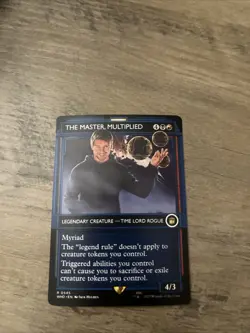 The Master, Multiplied (Showcase) Magic the Gathering MTG Doctor Who REGULAR - Image 1
