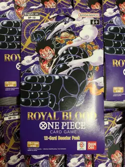 (24x= 1 Booster Box) One Piece Royal Blood OP-10 English Sleeved Booster Packs - Image 2