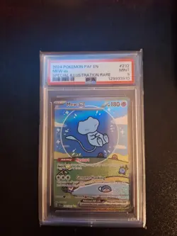 PSA 9 MINT Pokemon Mew ex Paldean Fates Special Illustration Rare 232/091 - Image 1