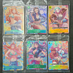 One Piece TCG EXCLUSIVE Asia Mini Tin Vol 2 Set of 6 Promo Foil Cards (SEALED) - Image 1